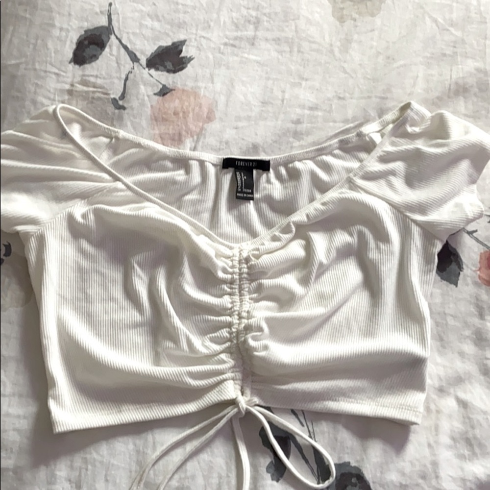 Forever 21 runched crop top